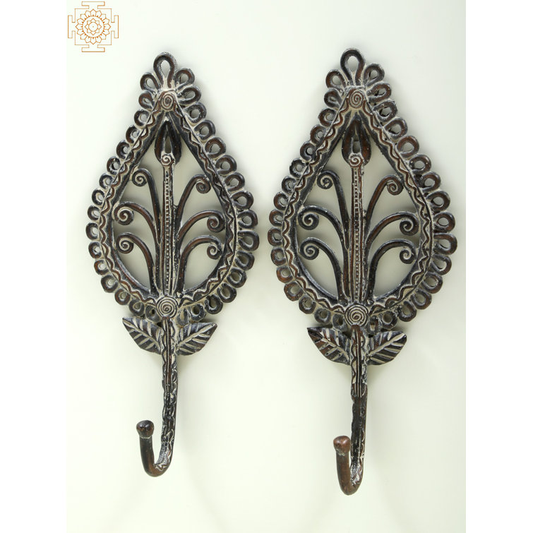 Exotic India Metal Wall Organizer with Key Hooks Wayfair